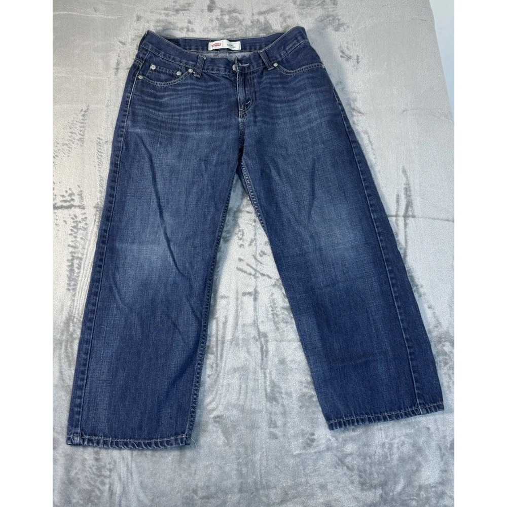 Levi's 550 Women's Relaxed Fit Blue Jeans 100 Cotton Husky Size 10